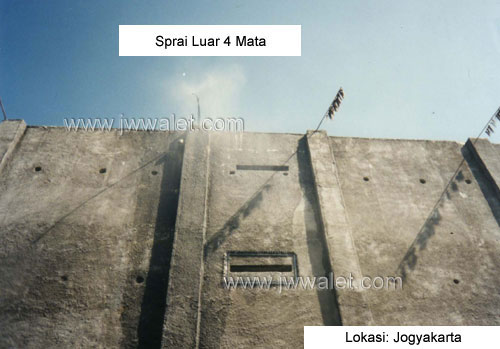 Penggunaan spray luar di lokasi Jogjakarta